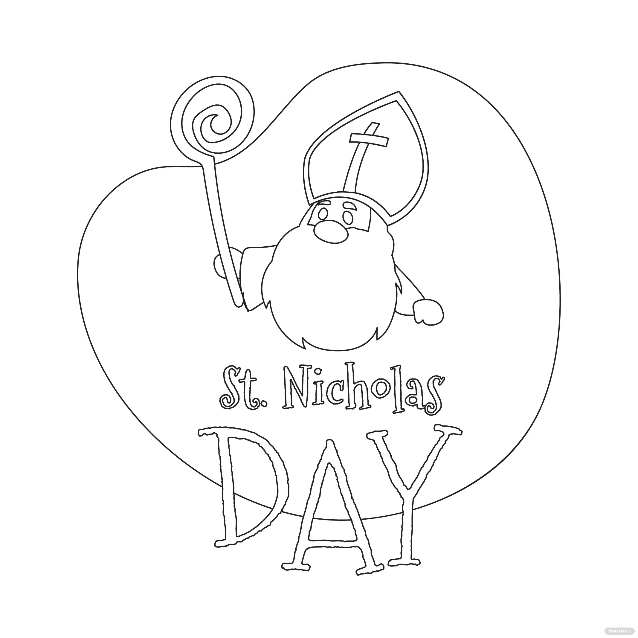 saint nicholas day drawing vector ideas and examples