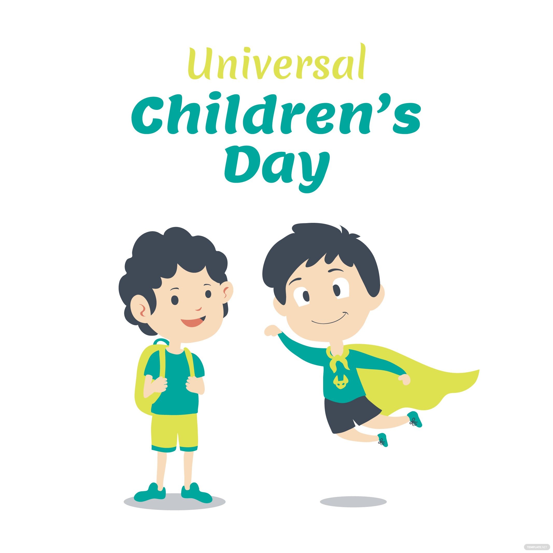 universal children’s day celebration vector ideas and examples