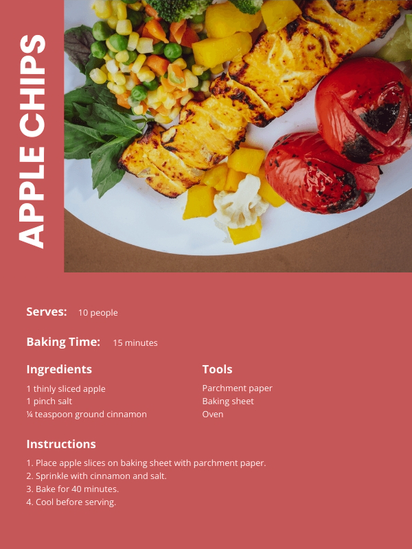 Recipe card maker free creator generator edit online free