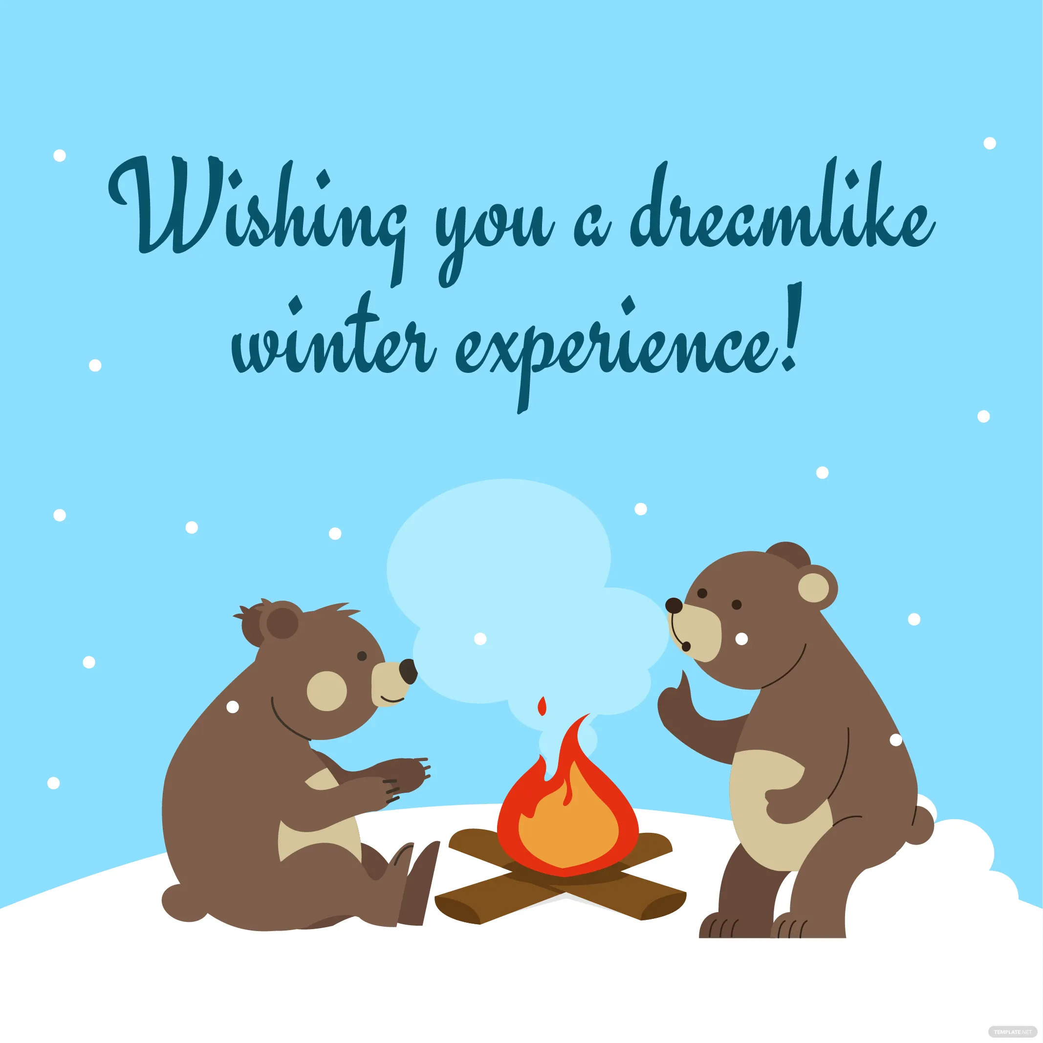 winter wishes vector ideas examples