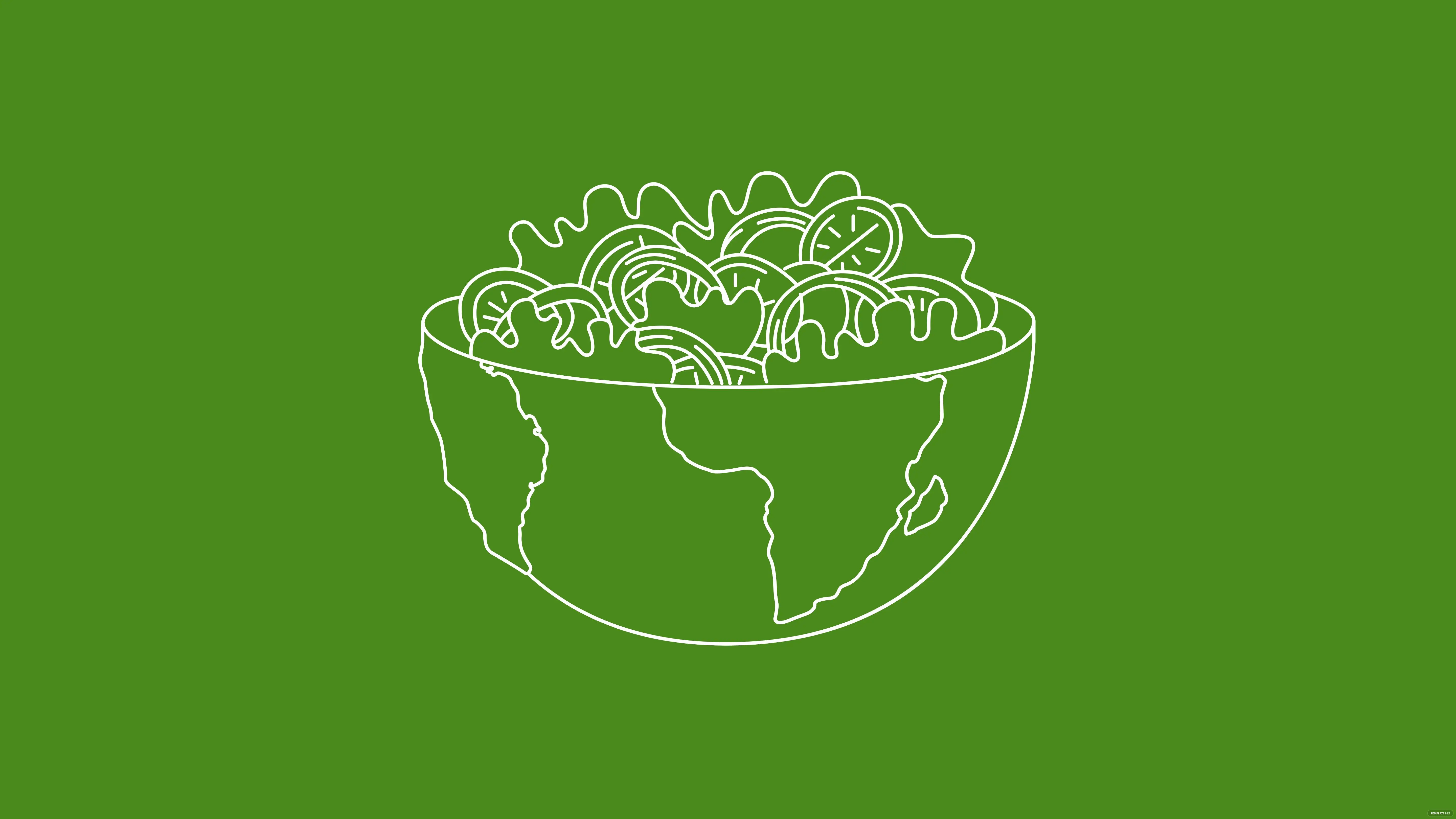 world food day drawing background