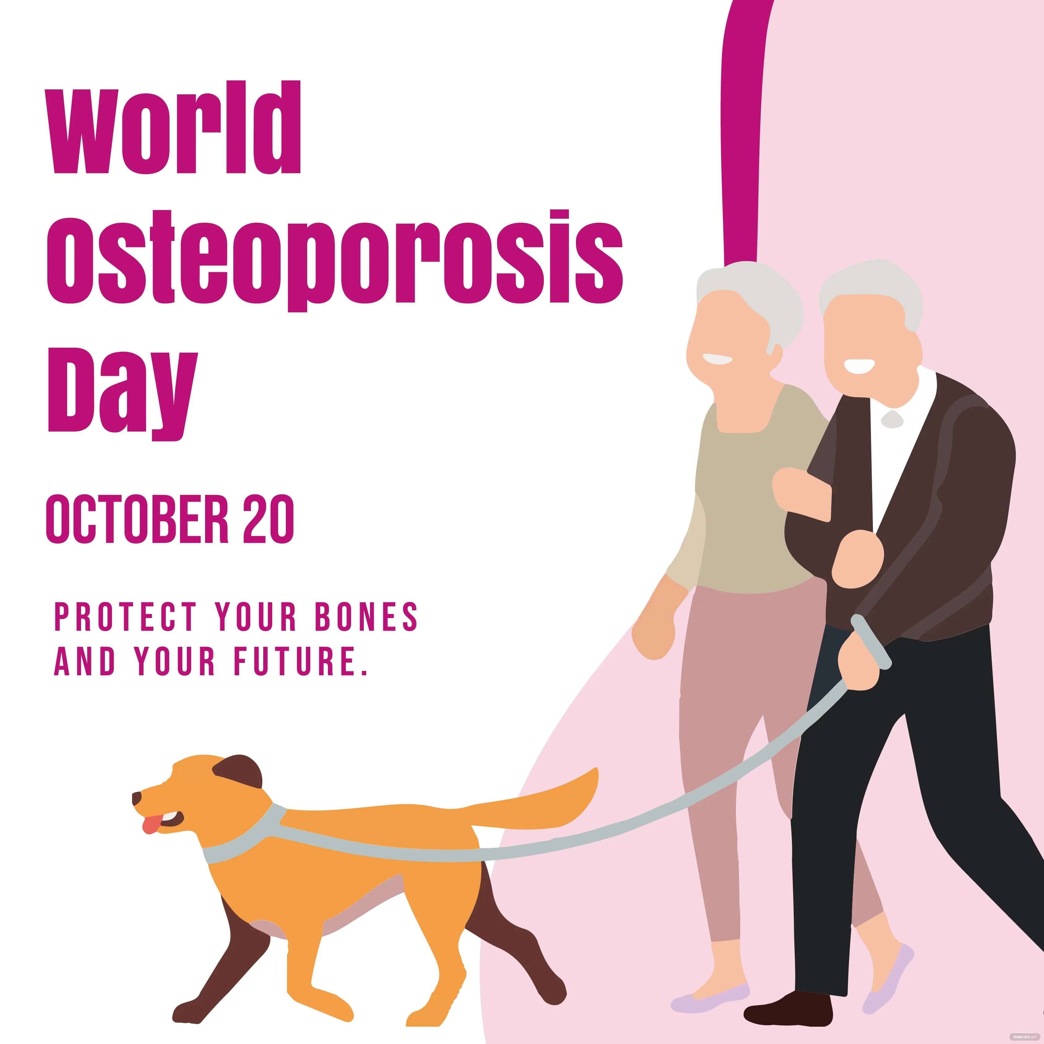 world osteoporosis day instagram post ideas examples