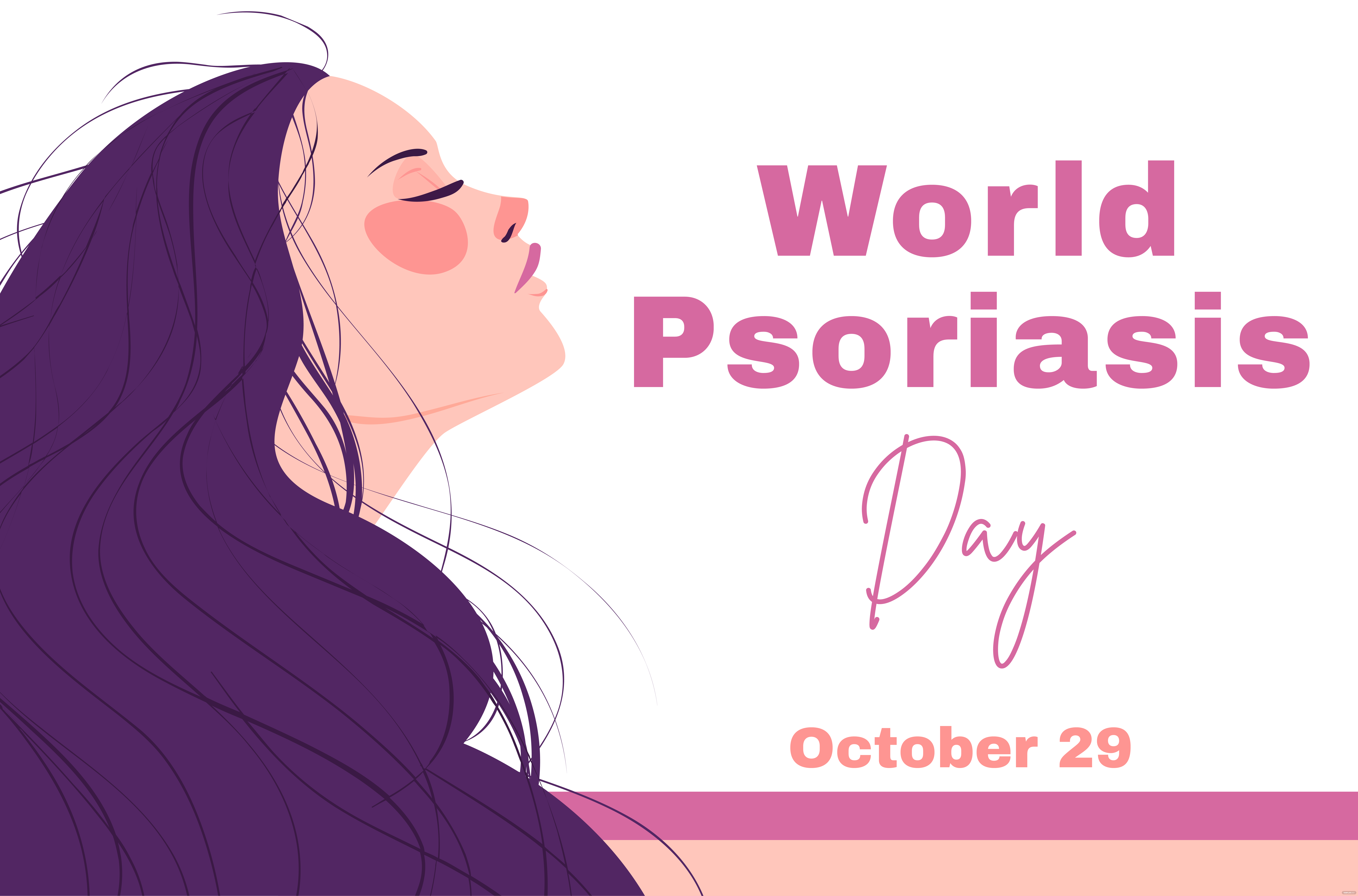 world psoriasis day banner ideas examples