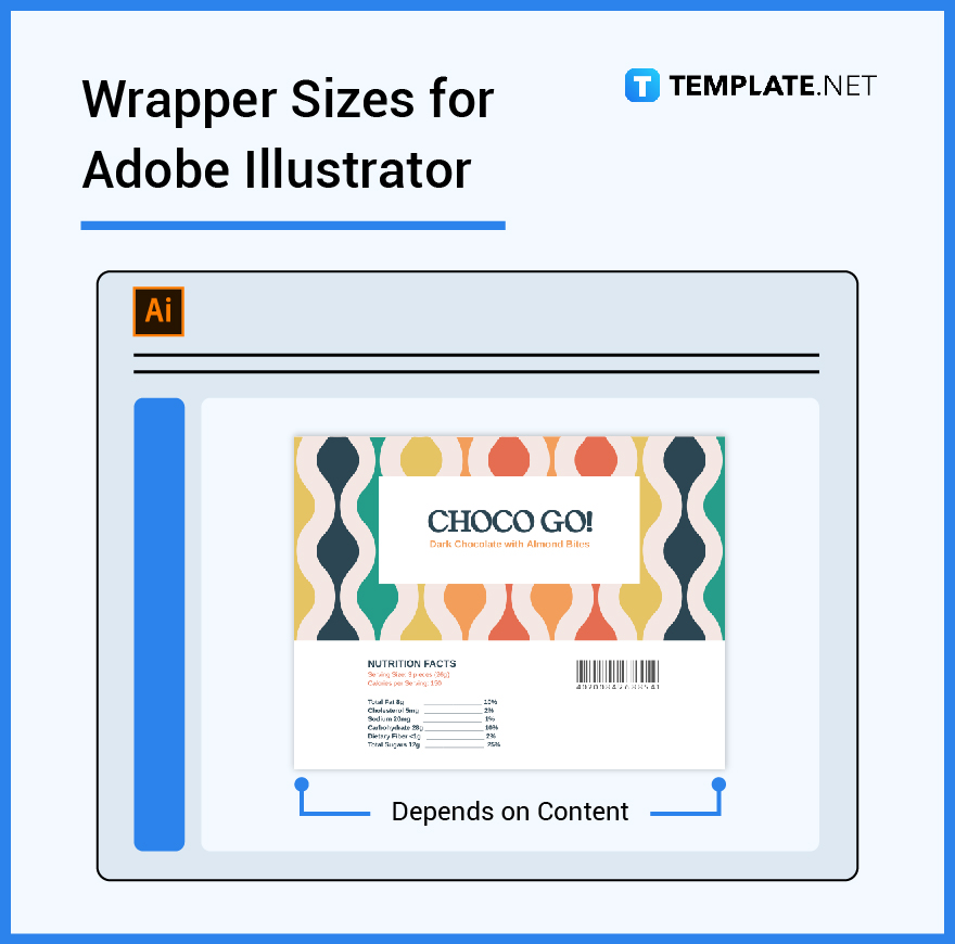 wrapper sizes for adobe illustrator
