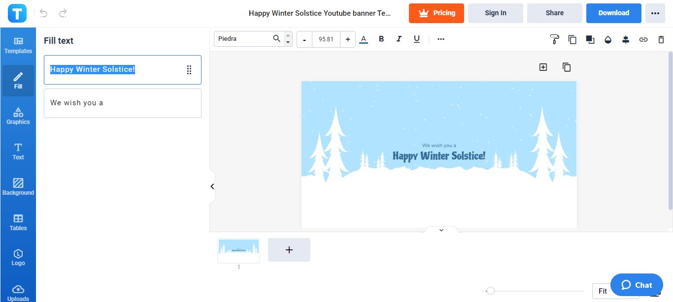 write your greeting wishing people a happy winter season