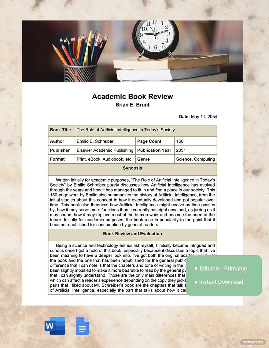 academic book review