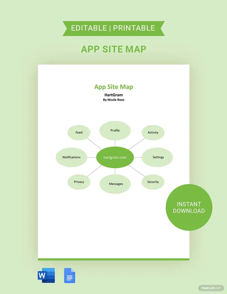 app site map ideas and examples