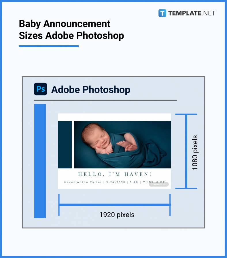 baby announcement sizes adobe photoshop 788x