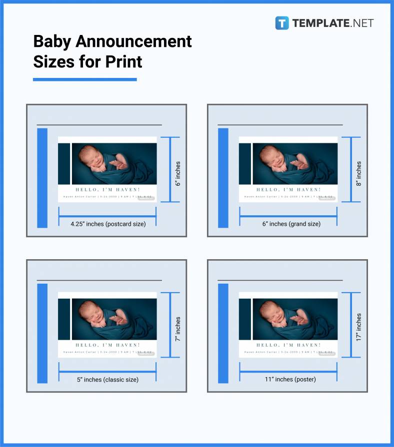 baby announcement sizes for print 788x