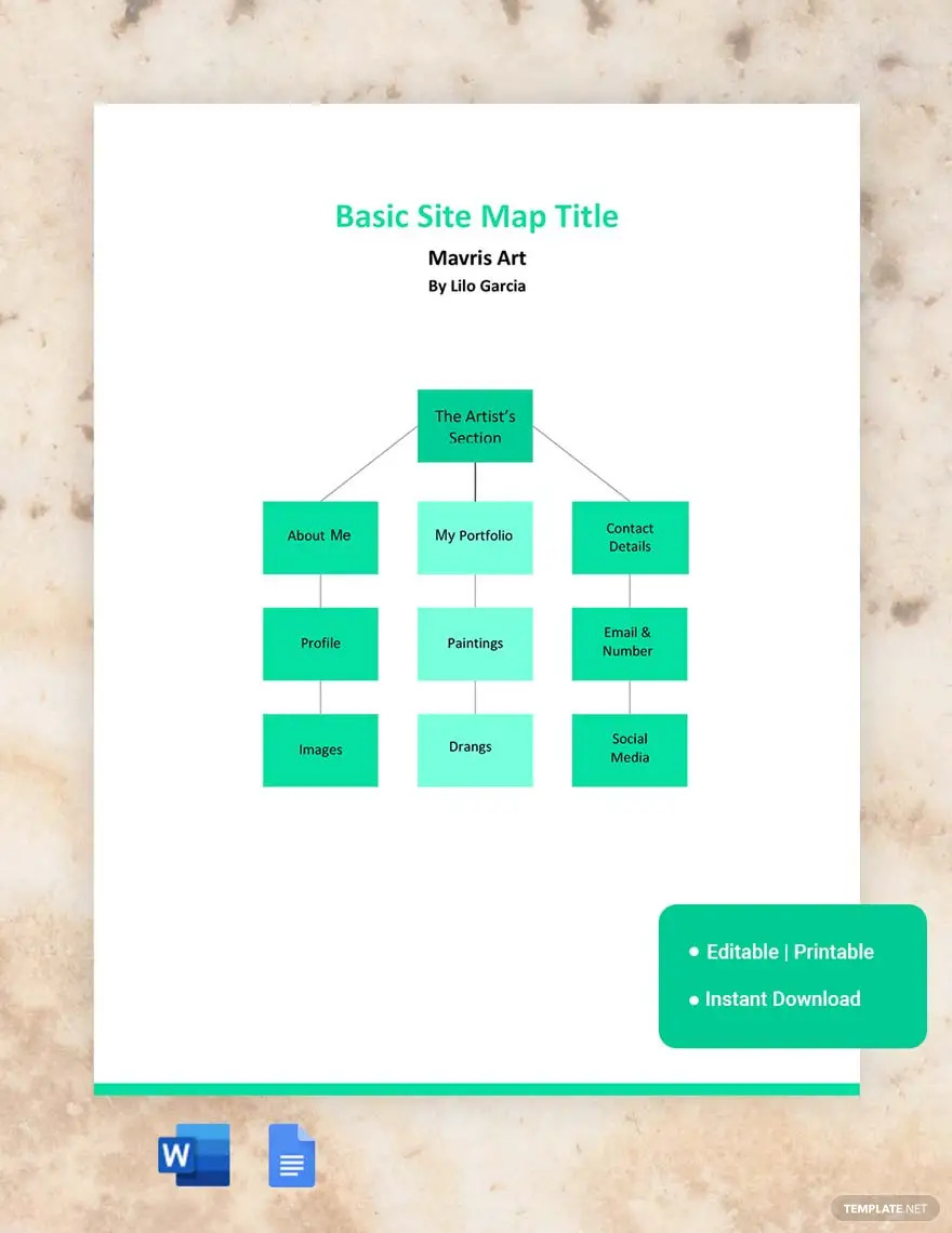 basic site map ideas and examples