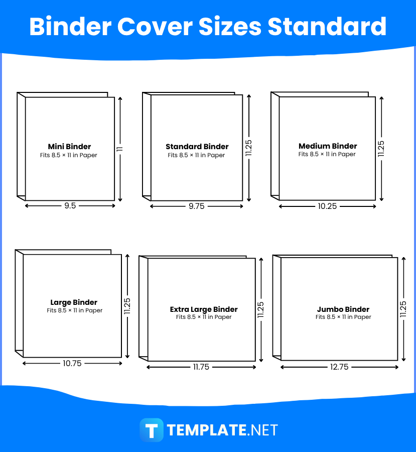 Binder Cover Sizes