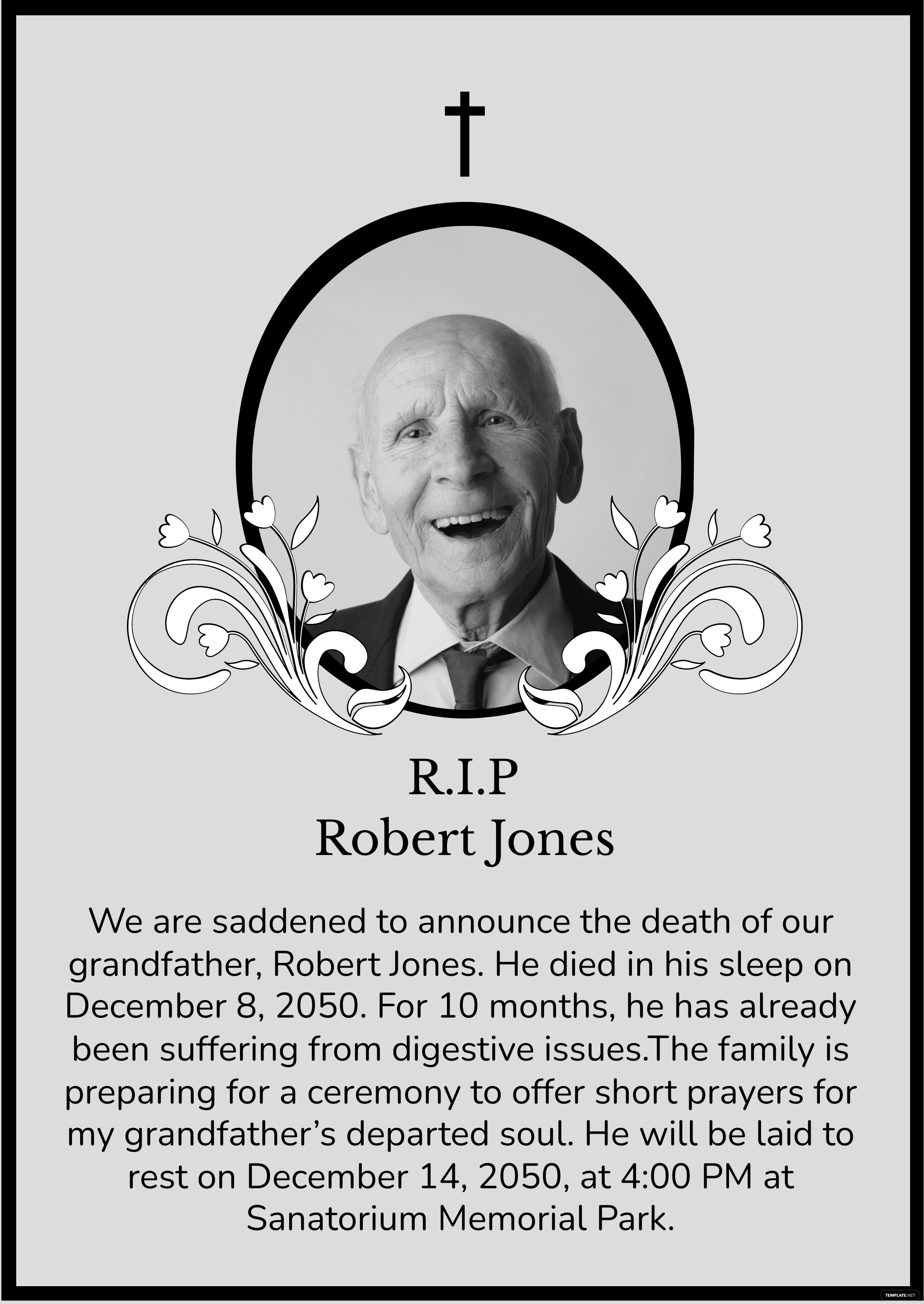 Death Announcement Ideas Examples 2022