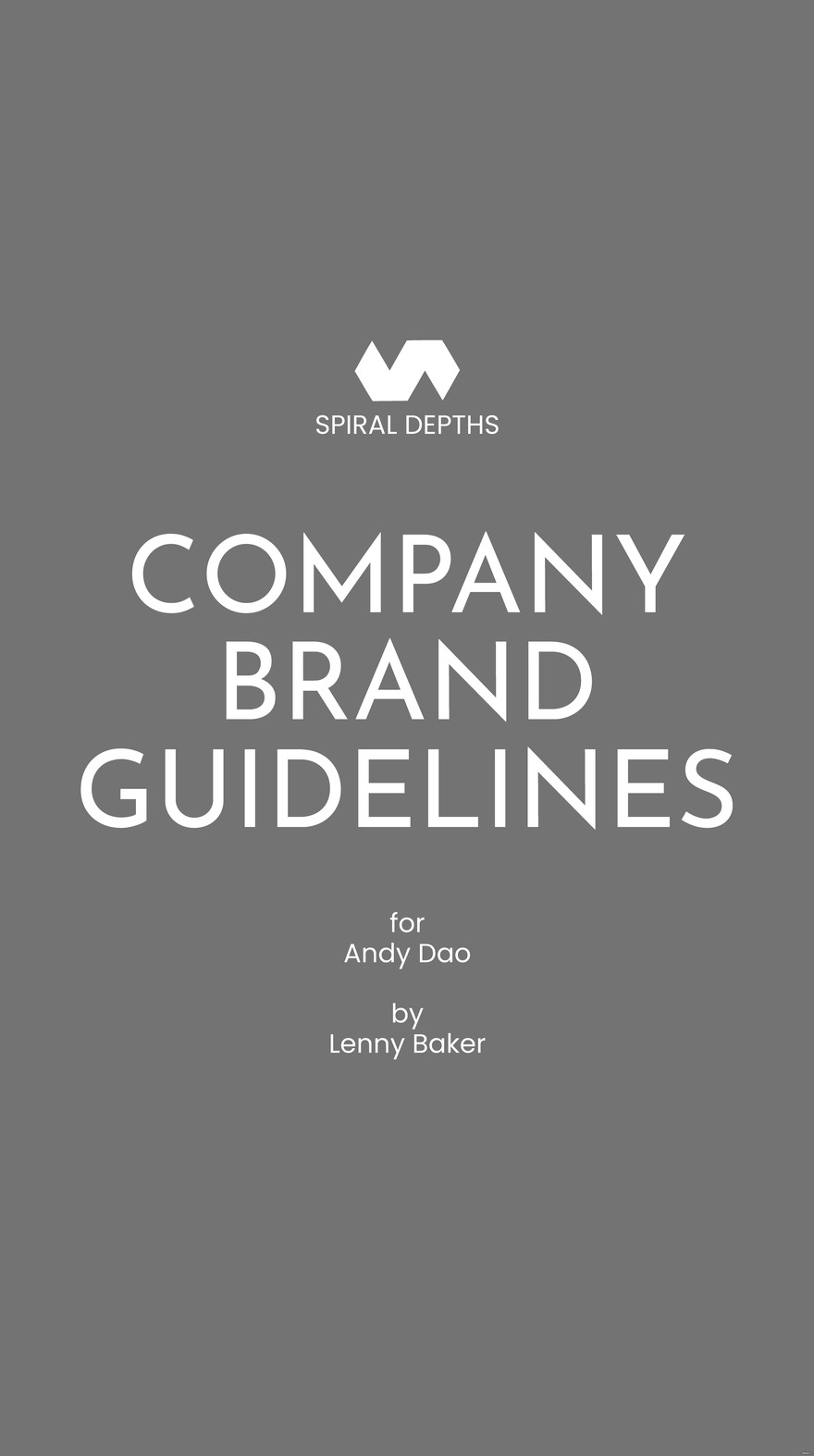 brand guideline business mobile presentation ideas and examples