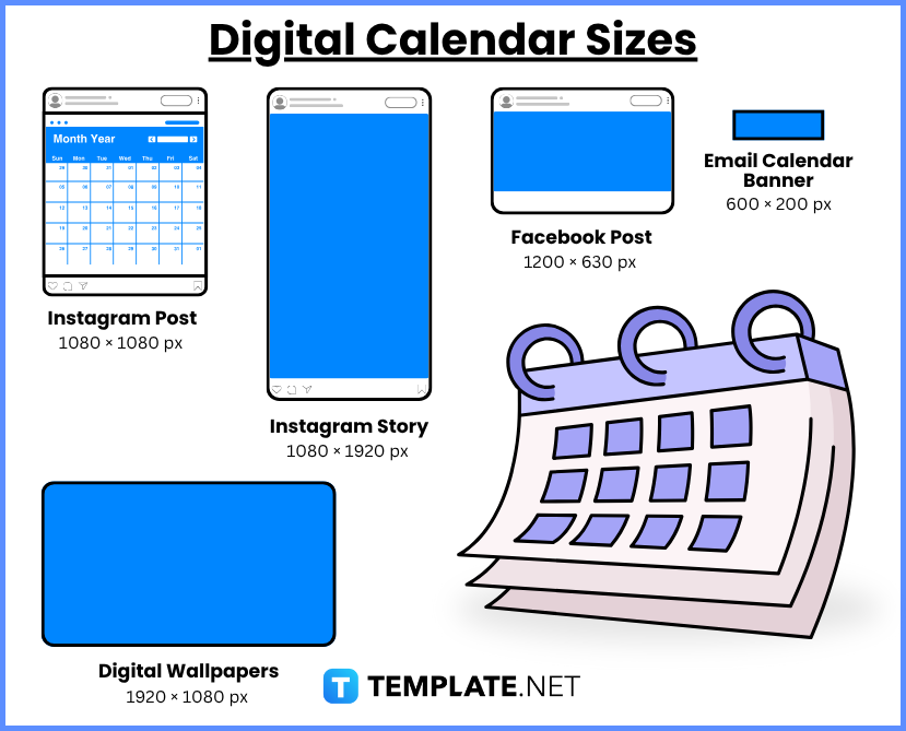 Calendar Sizes