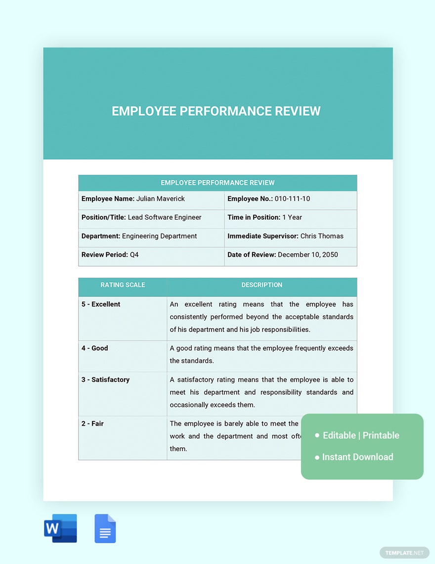 employee performance review