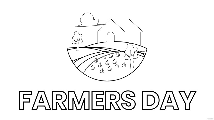 farmers day drawing background ideas and examples