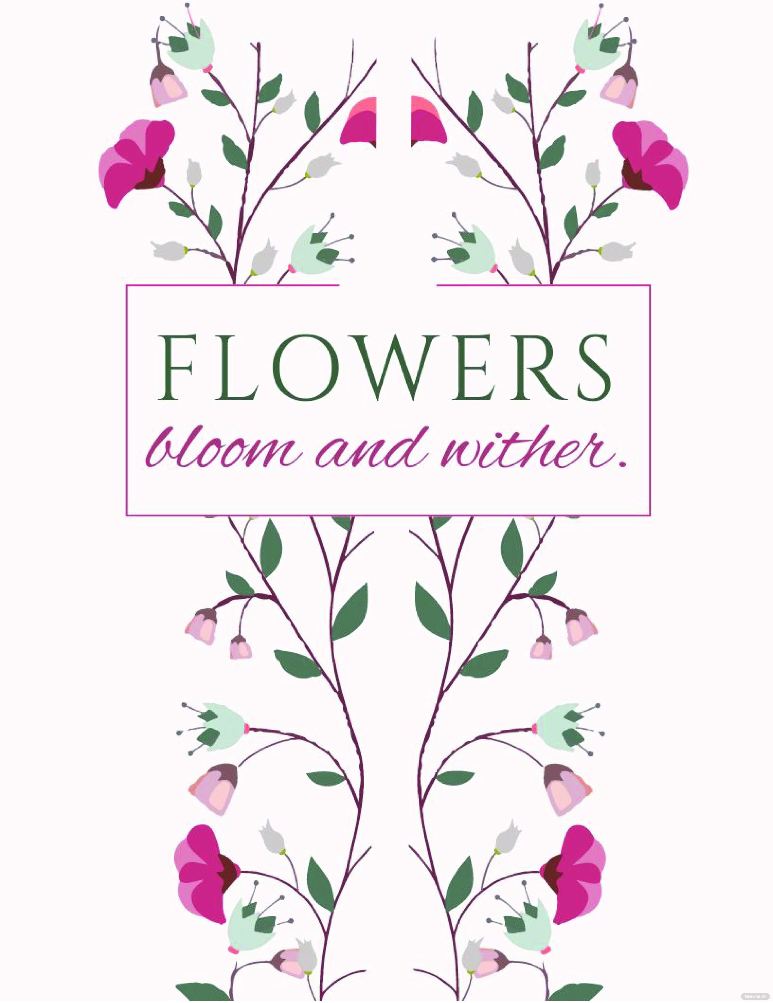 idées et exemples de couverture de classeur floral