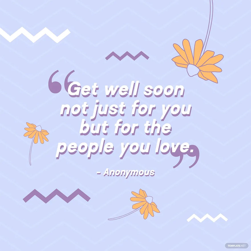 get well soon inspirational quote ideas and examples