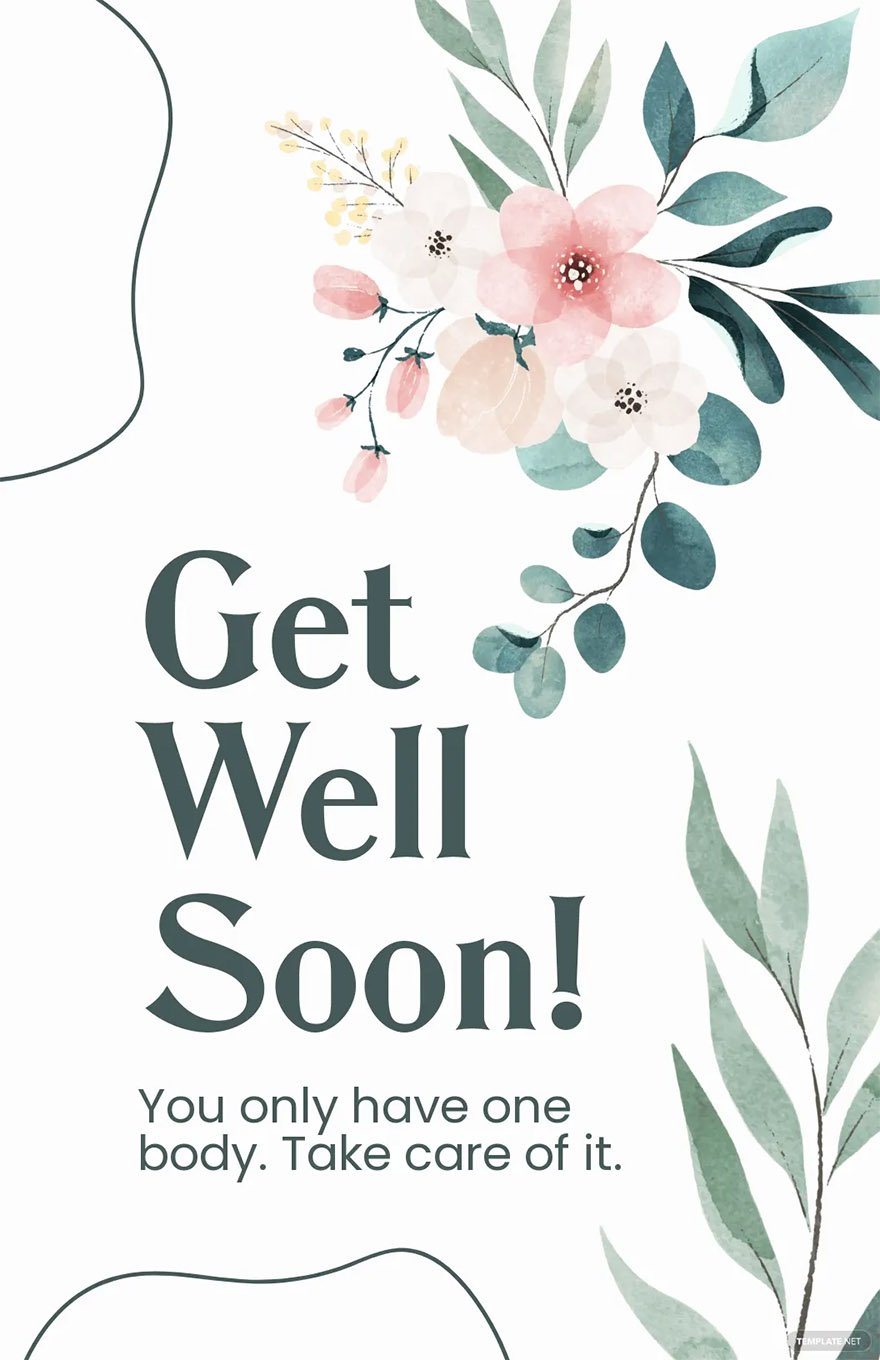 get well soon poster