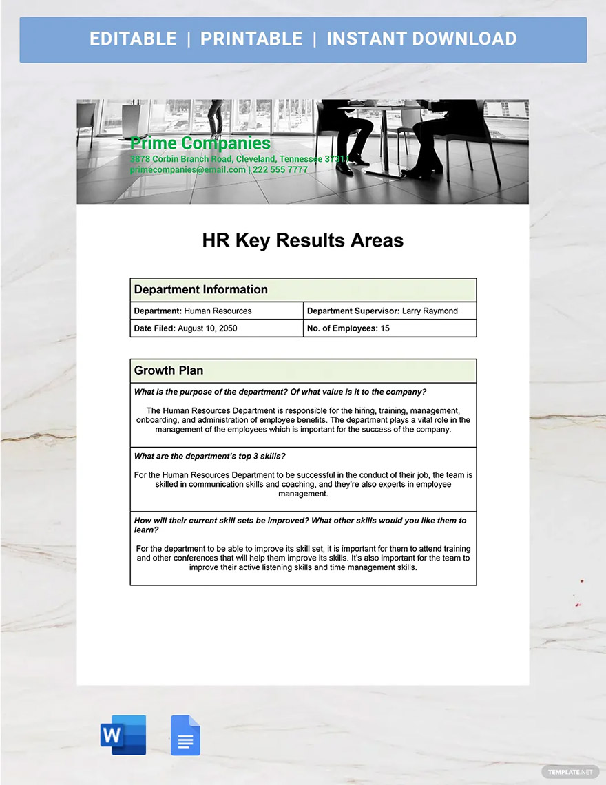hr kra ideas and examples