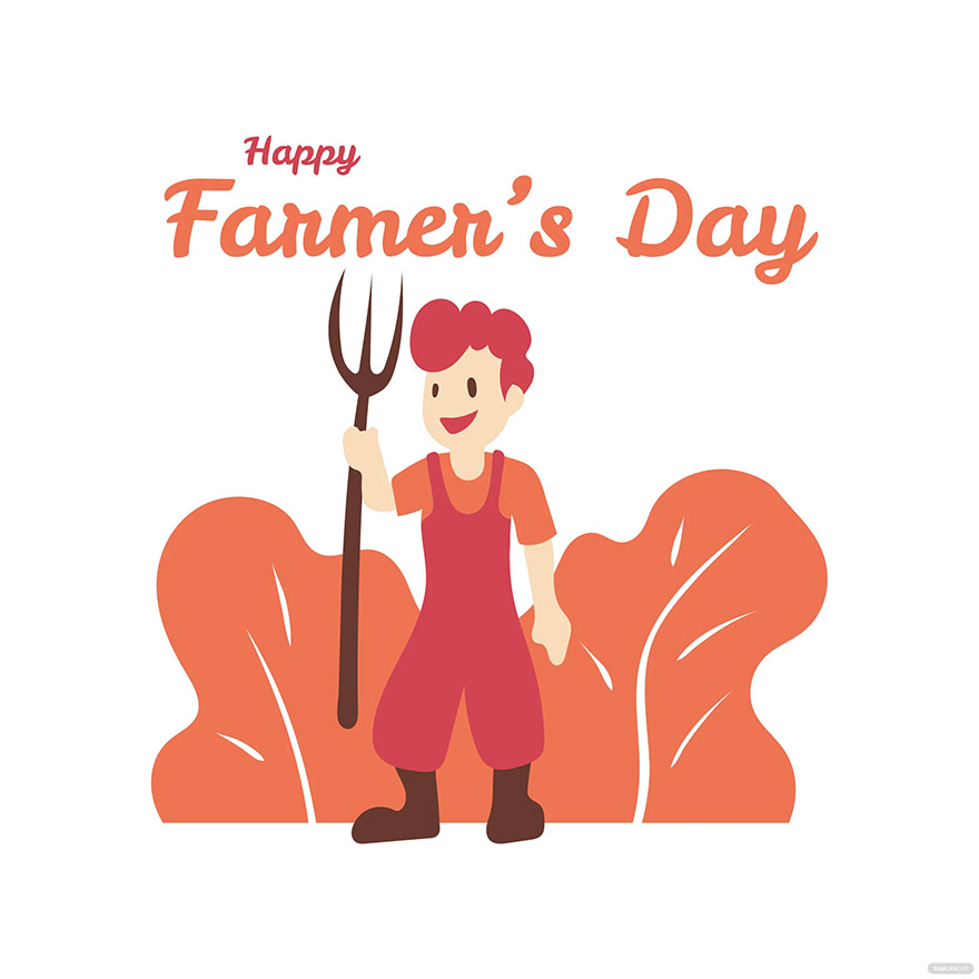 happy farmers day illustration ideas and examples