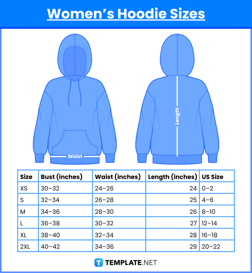 Hoodie Sizes