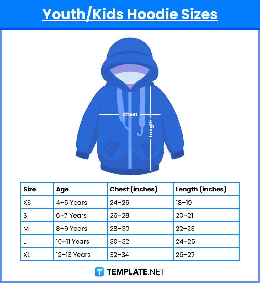 Hoodie Sizes