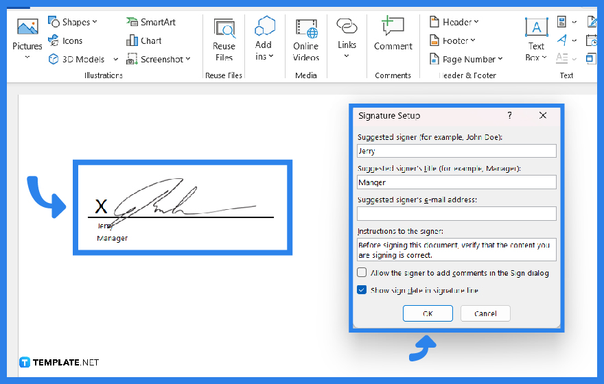 How To Add A Signature In Microsoft Word 2016