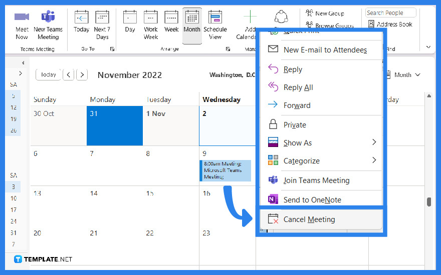 How to Cancel a Microsoft Teams Meeting in Outlook