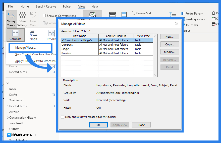 How To Change Display On Microsoft Outlook