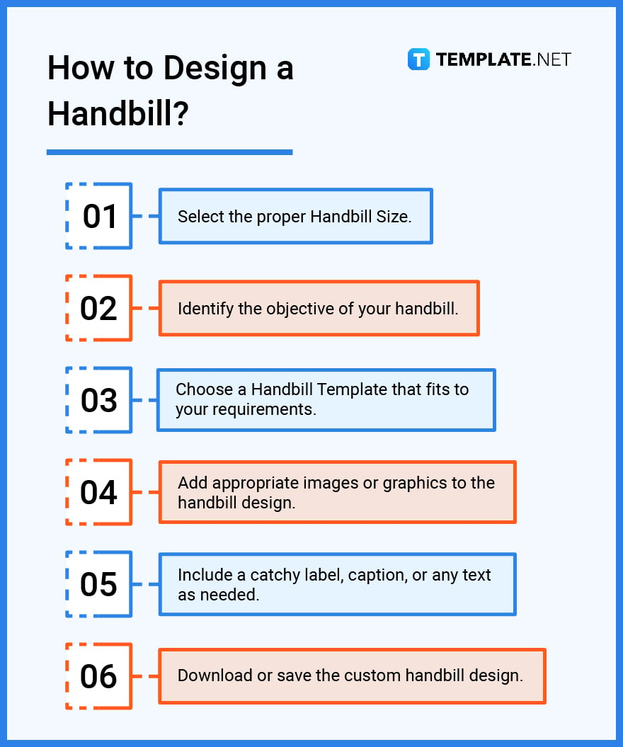 how to design a handbill