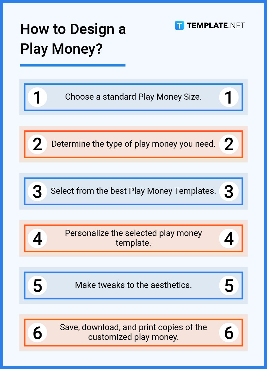 how to design a play money