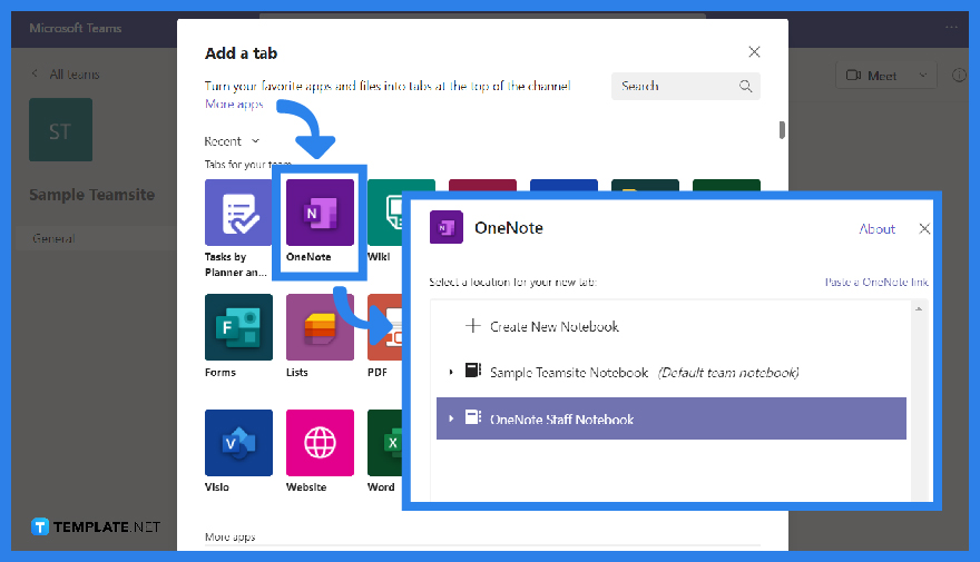how to use onenote notebook efficiently with microsoft teams step