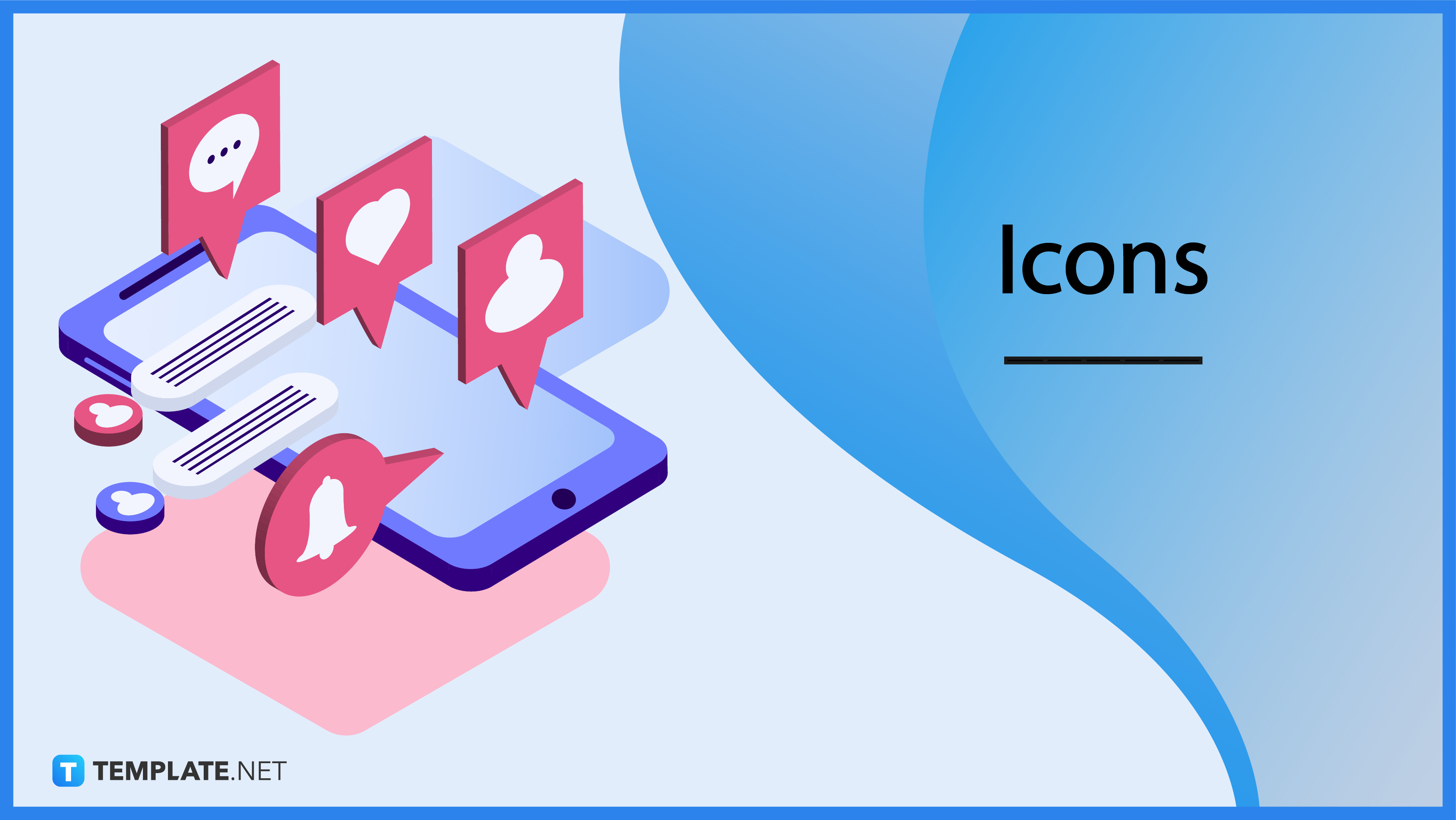 infographic definition icon in computer