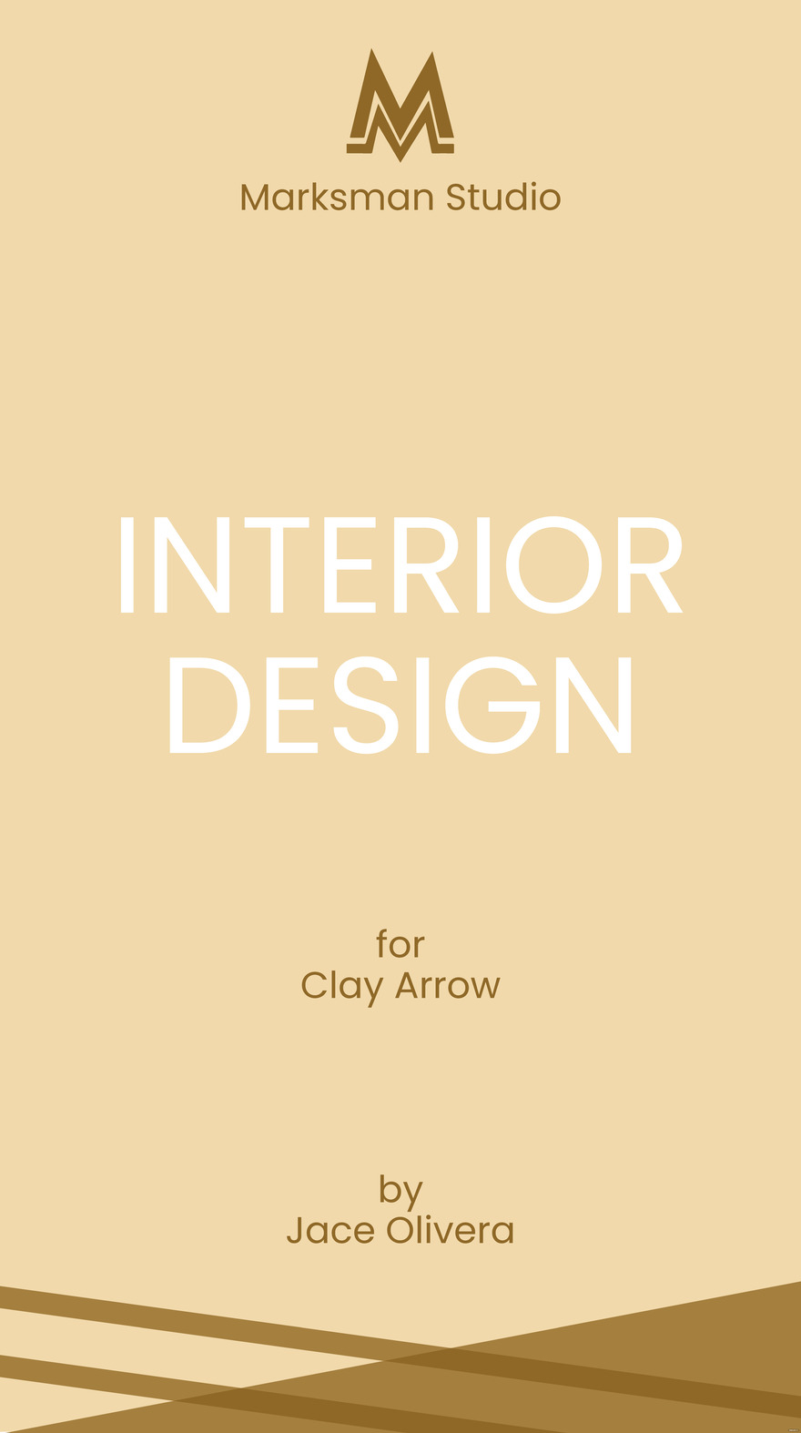 interior design studio mobile presentation