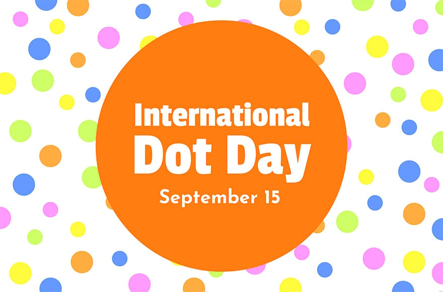 international dot day banner ideas and examples