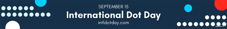 international dot day website banner ideas and examples