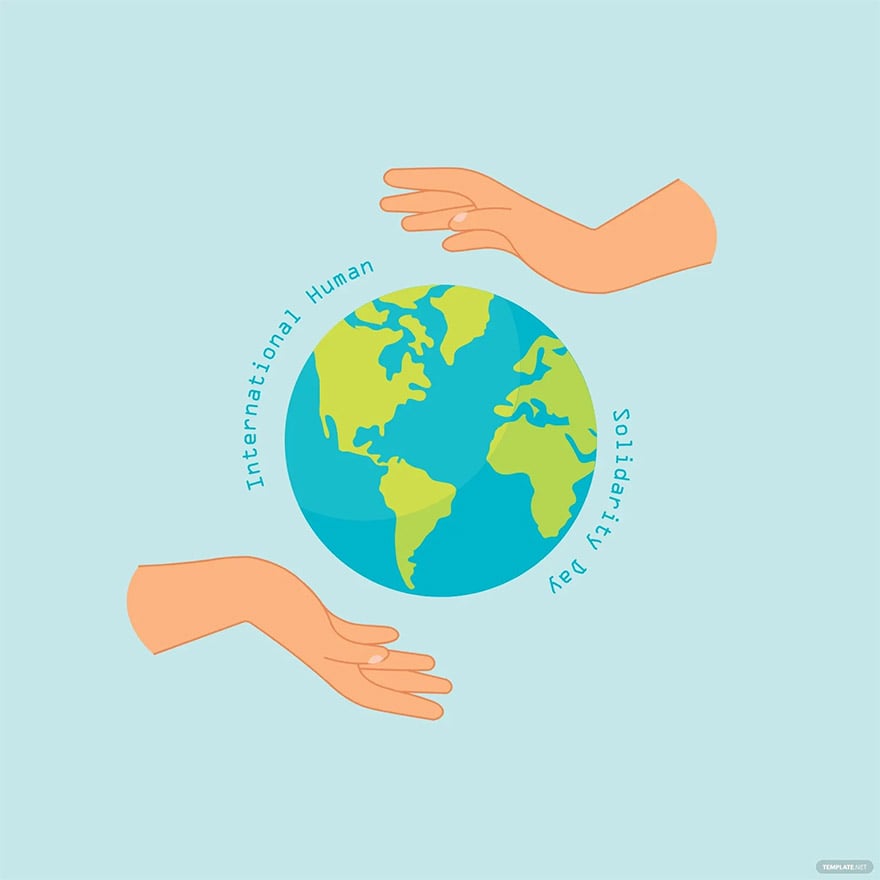 international human solidarity day illustration ideas and examples