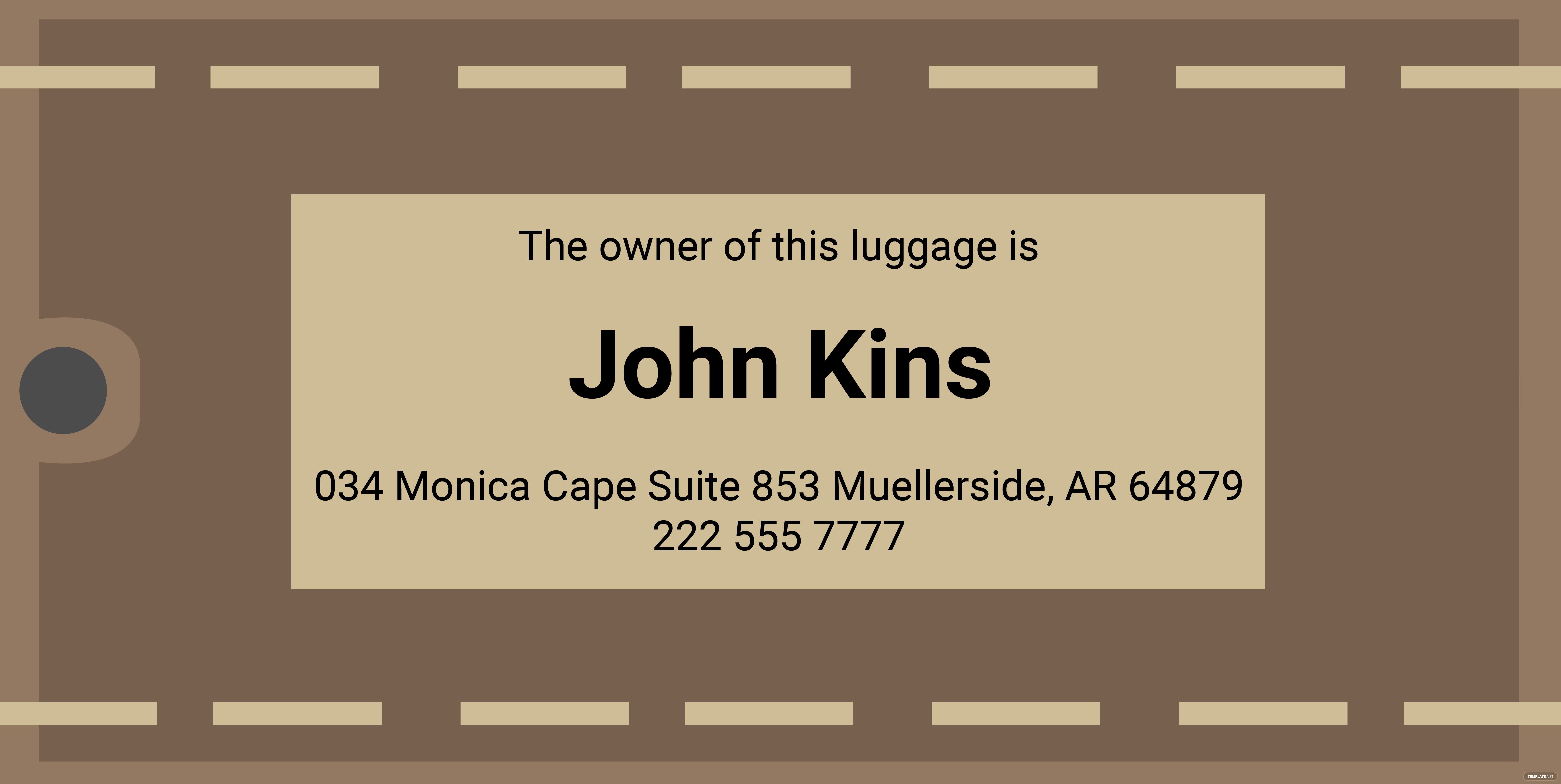 leather luggage tag ideas and examples
