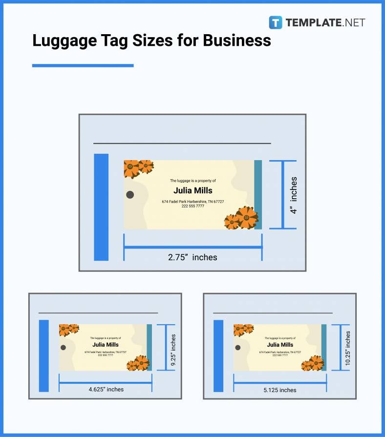 luggage tag sizes for business 788x