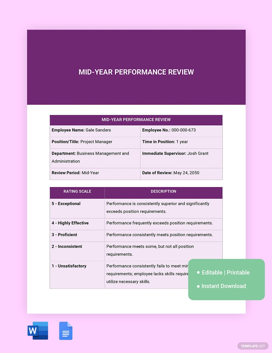 mid year performance review