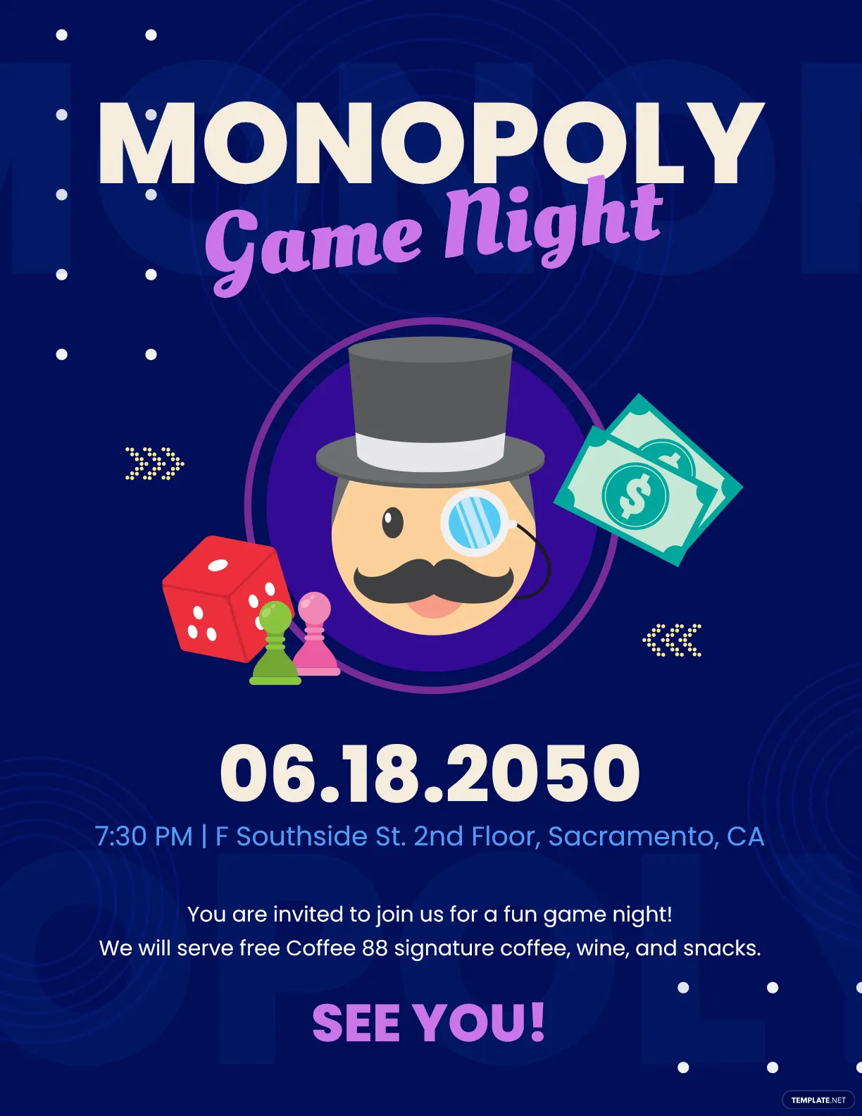 monopoly invitation ideas and examples