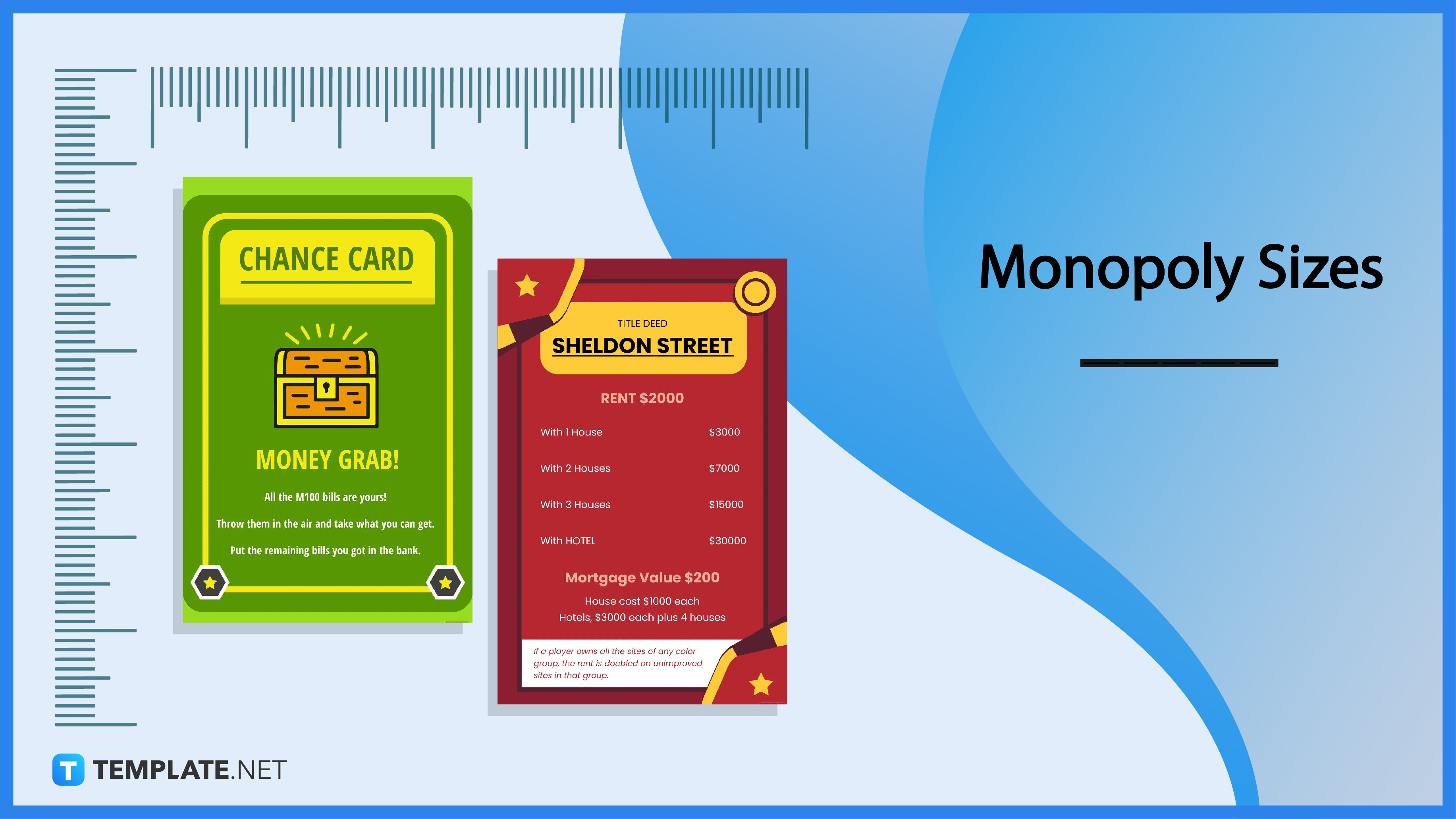 Monopoly Card Sizes Printable Cards