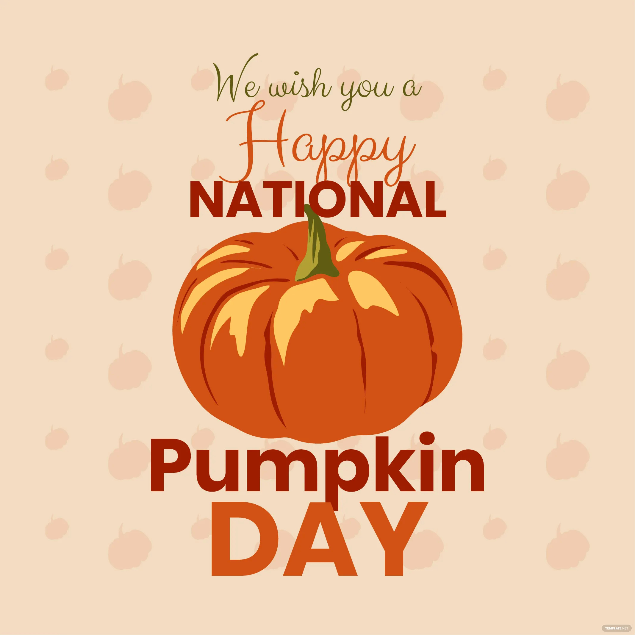 national pumpkin day illustration ideas examples