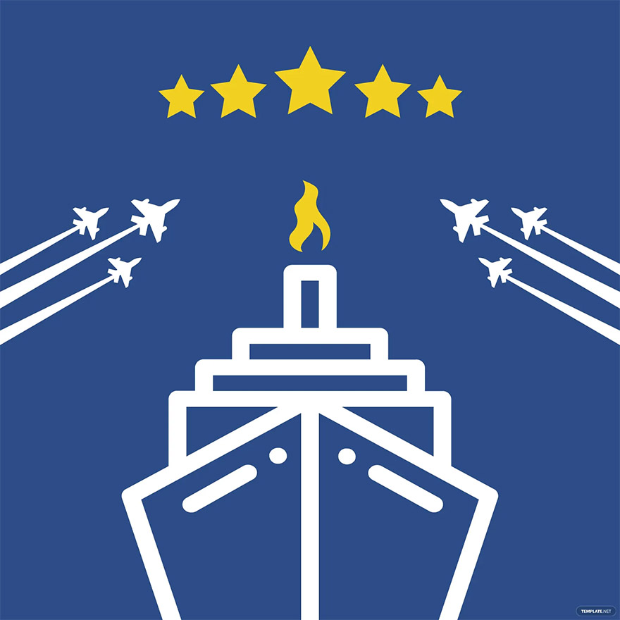 navy birthday drawing vector ideas and examples