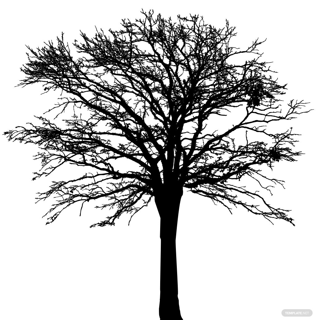 old tree silhouette ideas and examples