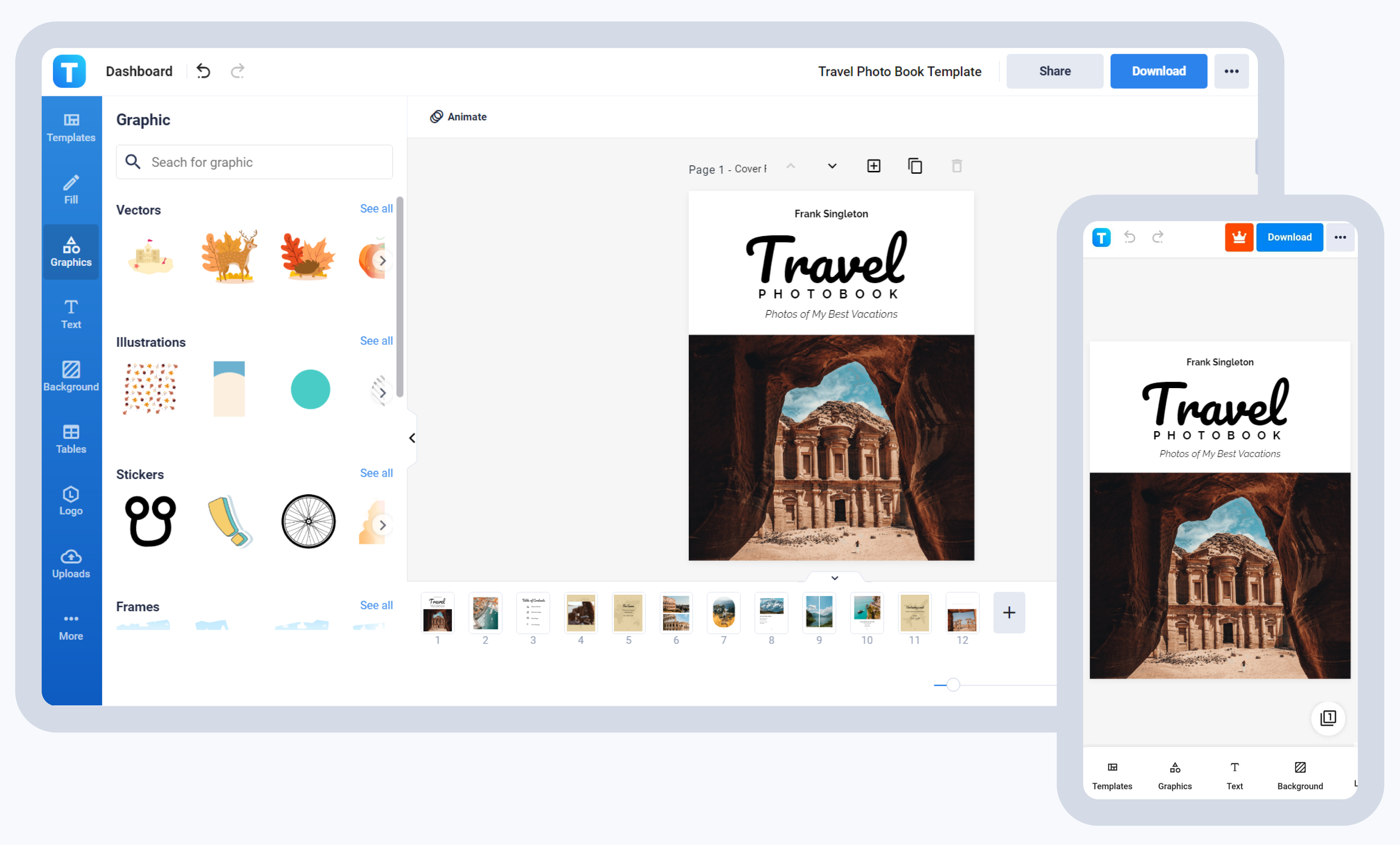 Photo book maker free creator generator edit online free