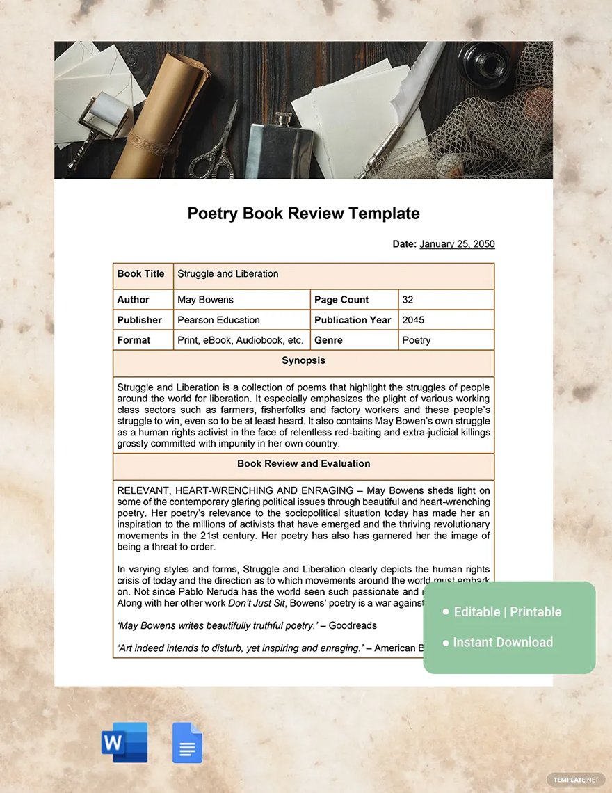 poetry book review