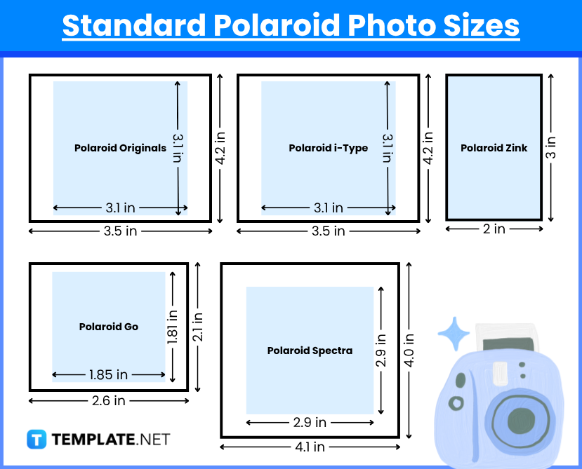 Polaroid Sizes