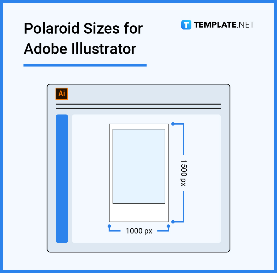 polaroid sizes for adobe illustrator